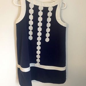 Gymboree Blue and White size 5 tunic sleeveless dress